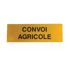 Aluminiumschild CONVOI AGRICOLE - frz. Baureihe - 1200 x 4000 mm Nachbau