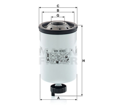 MANN  Kraftstoffwechselfilter WK8065