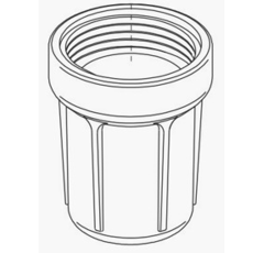 Bol transparent pour filtre 324 - 1/2" femelle ARAG