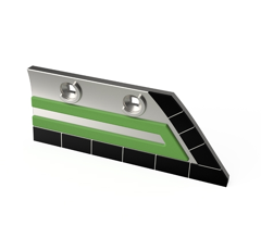 Soc de rasette Droit plaquette carbure et rechargement pour charrue DEMBLON 472D adaptable