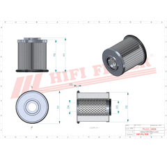 Filtre à gasoil
 adaptable HIFI FILTER SN25236
