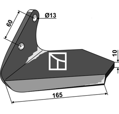 Aileron gauche 820-508C adaptable - BlackSteel©