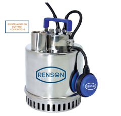 Pompe de relevage pour eaux peu chargées - 200L/min - 230V - RENSON