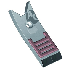 Soc AGRICARB 232 mm pour déchaumeur LEMKEN 3374441 adaptable carbure