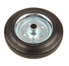 Vollgummirad m. Stahlfelge200x50x20,  Nabe 60mm lang VGR200 