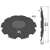 Disque crénelé ∅612x6 pour déchaumeur AMAZONE 78101833 adaptable - BlackSteel©