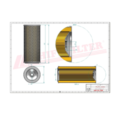 Filtre hydraulique adaptable HIFI FILTER SH56295