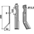Lame gauche pour Fraise/Rotavator FORIGO-ROTERITALIA 350010030 adaptable - Blacksteel©