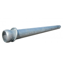 Tube galva droit 4 m x Ø 200 mm
