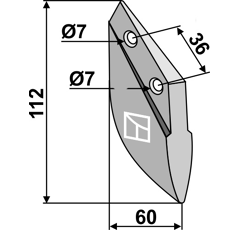 Clavette pour soc pour semoir HASSIA 124 adaptable - BlackSteel©