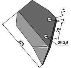 Aileron droite pour DAL-BO 76267 adaptable - BlackSteel©