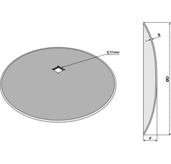Hohlscheibe, glatt 31251025 Niaux