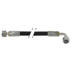 Tuyau hydraulique avec raccords pour téléscopique MANITOU 247875 adaptable
