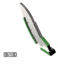 Pointe pour fissurateur carbure et rechargement HORSCH 24152200 adaptable