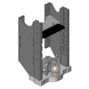 Lagerbock HVLB, Kugel 80W= 330 S32, Deutz Agrotron, Schwarz     