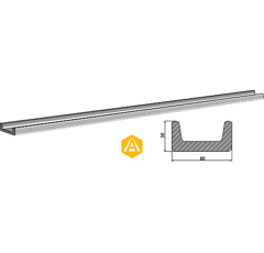Barre pour épandeur BERGMANN 9480041 adaptable