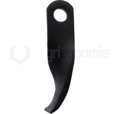 Couteau pour broyeur 160x40mm BRUNI 191300108 adaptable 