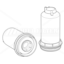 Filtre à gasoil separateur d'eau adaptable HIFI FILTER SN40954