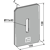 Rascador 138 x 100 mm para rodillos packer LELY 1.1645.2948.0 adaptable - BlackSteel©