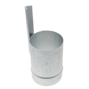 Schlauchendstück mit Winkeleisen  Ø150 mm220mm lang Nachbau