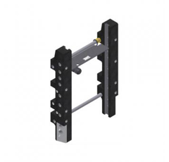 Lagerbock, 389 S32, lange Ausführung, Schwarz  