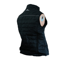 Gilet chauffant sans manche professionnel - avec batterie