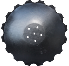 Disque crénelé Ø530x6 mm pour semoir KVERNELAND AC353952 adaptable - Blacksteel©