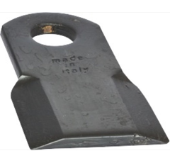 Couteau droit pour broyeur 150x60mm AGRIMASTER 3000107 adaptable - Blacksteel©