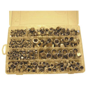 Coffret de 490 écrous freins assortis classe 8.8 Ø 5 à 16 mm zingué