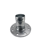 Bride ronde cannelé galva DN 200