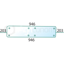 Vitre arrière de machine agricole JOHN DEERE L57285 adaptable