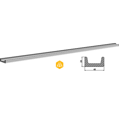 Barre pour épandeur MENGELE 04-073139 adaptable