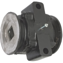 Palier complet Ø 154 x 180 mm pour arbre carré 40 x 40 mm adaptable