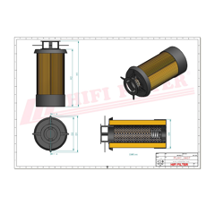 Filtre hydraulique adaptable HIFI FILTER SH52420
