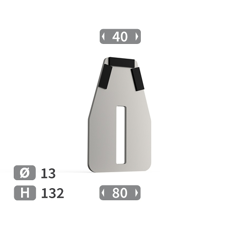 Grattoir carbure KVERNELAND 2459594 adaptable
