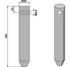 Kreiseleggenzinken - rechts / links RH35M RH  Breviglieri