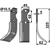 Fräsmesser Rechts 225 x 45 Barbieri Nachbau