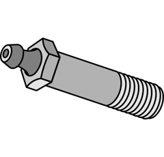 Graisseur M10 x 1 mm pour déchaumeur BUGNOT - GREGOIRE & BESSON - KUHN adaptable
