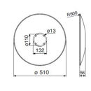 Hohlscheibe, glatt  ORIGINAL 850410240 Pöttinger  Original