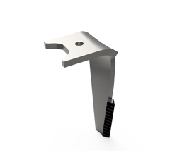 Dent de herse rotative Droite 3 plaquettes carbure triangulaire, 3 trous KUHN K2512380 adaptable