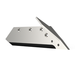 Soc carbure Droit à pointe boulonnée 16" pour charrue KUHN HUARD 581416 adaptable
