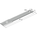 Fléau droit 710 x 100 x 10 mm pour broyeur SCHULTE H401-034 adaptable