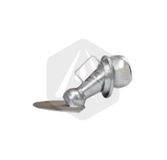 Raccord 120 mm galva + cône caoutchouc + diffuseur adaptable