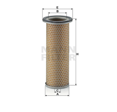 MANN  Luftfiltereinsatz C1281