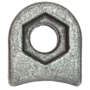 Oreille de marteau trou hexagonal Ø 20,5 x 52 mm pour broyeur adaptable