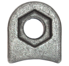 Oreille de marteau trou hexagonal Ø 20,5 x 52 mm pour broyeur adaptable
