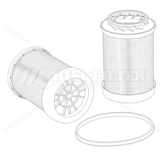 Filtre hydraulique adaptable HIFI FILTER SH52446