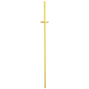 Piquet avec plaque 100 cm x Ø 12 mm fer crénelé