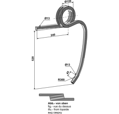 Schwergrubberstiel, gedreht - links 101304571 