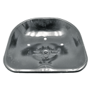 Siège cuvette de tracteur sans rembourrage 480 x 140 mm adaptable